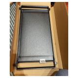 CAST IRON REVERSIBLE GRILL AND GRIDDLE PLATE.