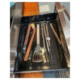 GRILLMASTER BBQ TOOL SET, INCLUDES FORK, SPATULA,