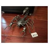 METAL SCULPTURE, SCORPION DESIGN, CONSTRUCTED
