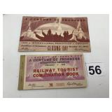 VINTAGE 1934 CHICAGO WORLDS FAIR RAILWAY TOURIST
