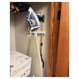 IRONING STATION, INCLUDES IRON, IRONING BOARD,