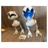 VIACOM ROBOT FIGURES (2), PE-JTL-16G, 2016.