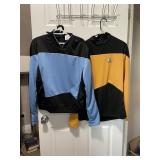 RUBIES STAR TREK VOYAGER UNIFORM TOPS, SIZE L,