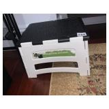 EASY REACH FOLDING STOOL, PLASTIC CONSTRUCTION,