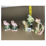 ROYAL COPLEY PORCELAIN BIRD FIGURINES (2),