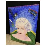 CONTEMPORARY PORTRAIT PAINTING ON CANVAS,