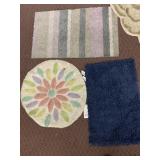 BATH MATS INCL CIRCO FLORAL ROUND MAT,