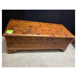 VTG CEDAR CHEST, KNOTTY CEDAR CONSTRUCTION,
