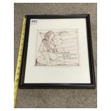 VTG POLITICAL ART PRINT, FEMALE REVOLUTIONARY