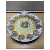 J.W.K. BAVARIA PORCELAIN CABINET PLATE, DECORATED