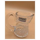 WATERFORD CRYSTAL CREAMER, DIAMOND CUT PATTERN,