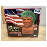 CHIA FREEDOM OF CHOICE DONALD TRUMP PLANTER, NIB.