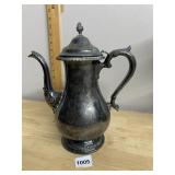 GORHAM SILVER-PLATE COFFEE POT, MODEL YC1501, 2