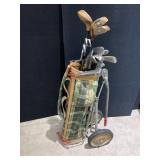 VTG GOLF CLUB SET, MACGREGOR TOURNEY IRONS,