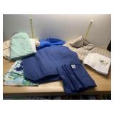 ASSORTED TEXTILES, TABLE LINENS, EMBROIDERED