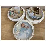 DANBURY MINT YOUNG INNOCENCE COLLECTOR PLATES BY
