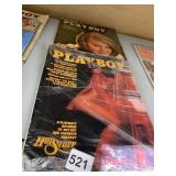 VTG PLAYBOY MAGAZINES (6) AND 2004 PLAYBOY