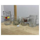 MICHELOB BEER MUG, BUDWEISER ETCHED MUG,