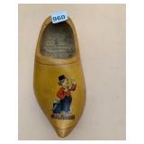 VTG HEINEKEN WOODEN CLOG, MADE IN HOLLAND,