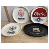 VTG BEER TRAYS, SCHMIDT