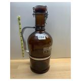 CELLAR RATS BREWERY AMBER GLASS GROWLER, 2L,