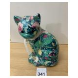 JOAN BAKER DESIGNS PORCELAIN PATCHWORKS CAT
