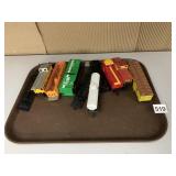 BACHMANN HO SCALE TRAIN CARS (6), INCLUDES
