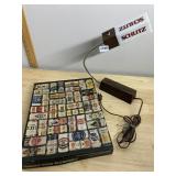JOS. SCHLITZ BREWING CO. 1982 LIGHTED SIGN,