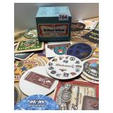 ASSORTED BREWERY BEER COASTERS, VARIOUS BRANDS,