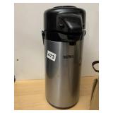 THERMOS STAINLESS STEEL PUMP POT BEVERAGE