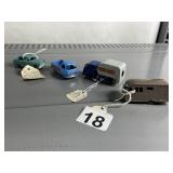 LESNEY VTG DIE-CAST VEHICLES: AUSTIN A40, MORRIS