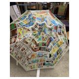 VTG COMICS PRINT UMBRELLA, CALVIN AND HOBBES