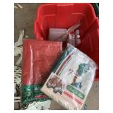 HOLIDAY DECORATION LOT, INCLUDES (4) BOXED LIGHT