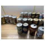 ASSORTED VTG BEER CANS INCL IRON CITY, OLD SHAY,