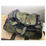 RUGGED GEAR ROLLING BACKPACK, OLIVE GREEN CANVAS,