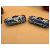 JOHNSON BROTHERS ENGLISH CHIPPENDALE BLUE AND