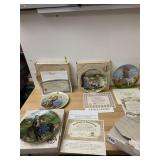 EDWIN M. KNOWLES COLLECTOR PLATES (3) INCL THE