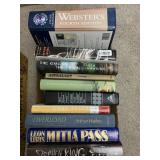 ASSORTED HARDCOVER AND SOFTCOVER BOOKS INCL