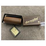 DISCWASHER D4 RECORD CARE SYSTEM IN WOODEN BOX,