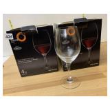 STOLZLE LAUSITZ ADELA RED WINE GLASSES, GERMAN