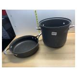 CALPHALON UNISON SEAR NONSTICK STOCK POT AND