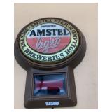 AMSTEL LIGHT BEER ILLUMINATED SIGN, PLASTIC