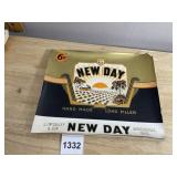 J.J. MCCAULEY & SON NEW DAY CIGAR BOX LABEL, HAND