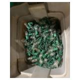 ASSORTED CLEAR CHRISTMAS LIGHT STRANDS, GREEN