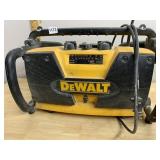 DEWALT JOB SITE RADIO AND CHARGER, YELLOW AND