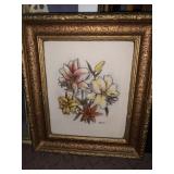 ARTINI ARTS LILY FLORAL SCULPTURED ENGRAVING,