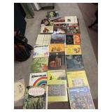 ASSORTED VTG VINYL RECORDS, VARIOUS ARTISTS,