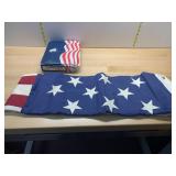 STAR SPANGLED BANNER FLAG, 3X5 FT, NIB.