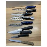 FARBERWARE KNIVES (3), SHARP SELECT KNIFE,