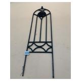 WROUGHT IRON GARDEN TRELLIS, ARCHED TOP,